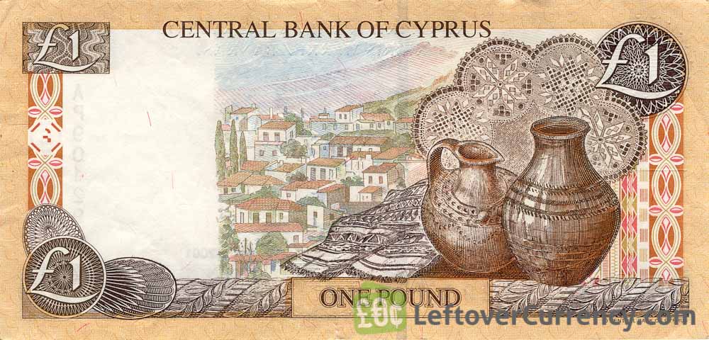 Image result for cyprus one pound note