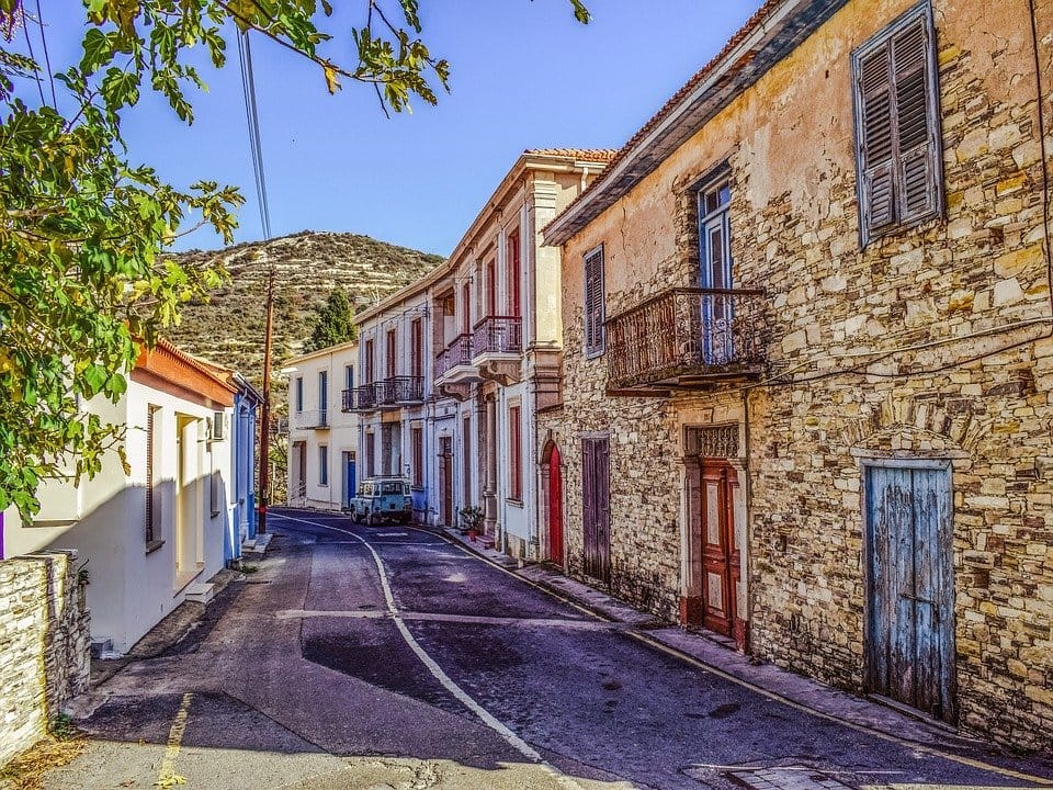 Architecture, Street, Buildings, Cyprus, Kato Drys