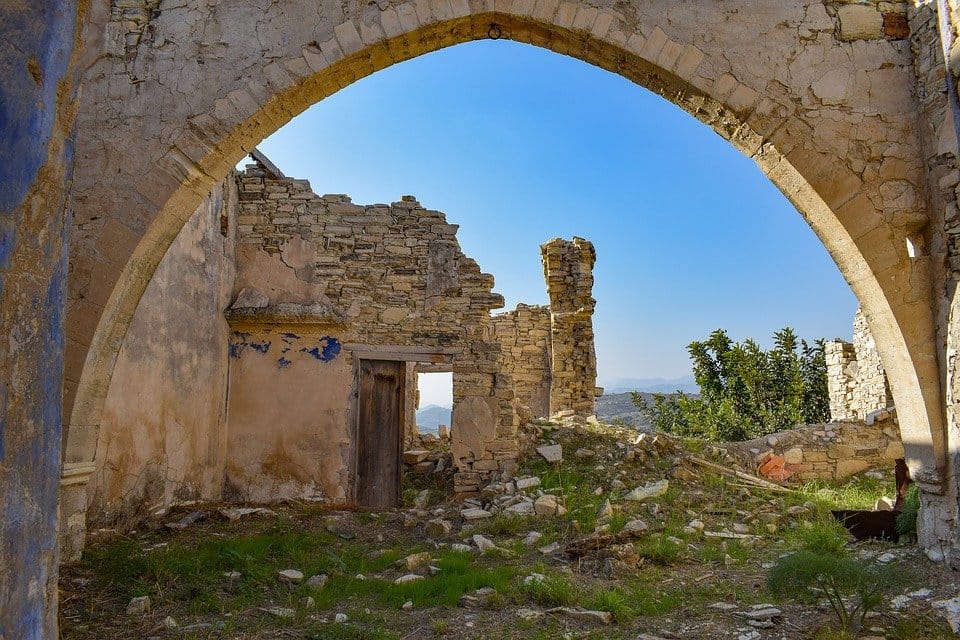 Ruins, House, Damaged, Aged, Weathered, Ruined